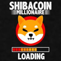 Shiba Coin Millionaire Loading Ladies PosiCharge Tri-Blend Wicking Tank