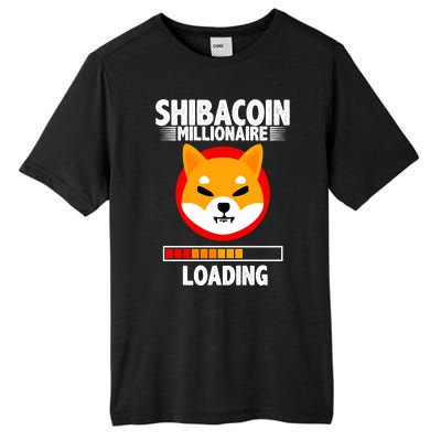 Shiba Coin Millionaire Loading Tall Fusion ChromaSoft Performance T-Shirt