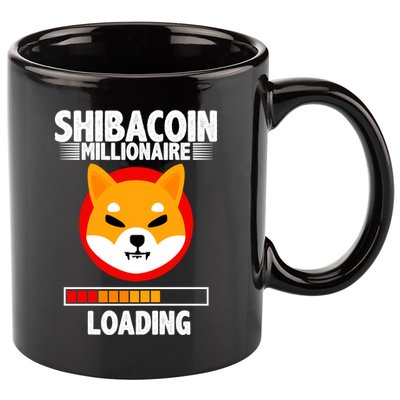 Shiba Coin Millionaire Loading 11oz C Handle Ceramic Mug