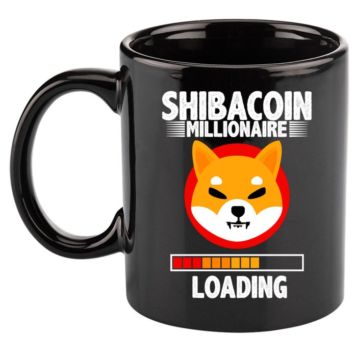 Shiba Coin Millionaire Loading 11oz C Handle Ceramic Mug