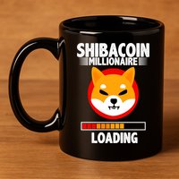Shiba Coin Millionaire Loading 11oz C Handle Ceramic Mug
