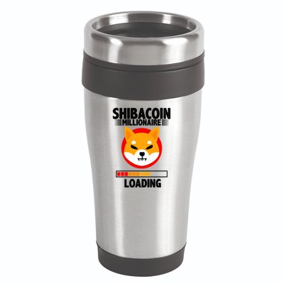 Shiba Coin Millionaire Loading 16oz Travel Tumbler