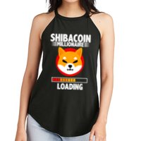 Shiba Coin Millionaire Loading Women's Perfect Tri Rocker Tank