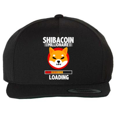 Shiba Coin Millionaire Loading Wool Snapback Cap