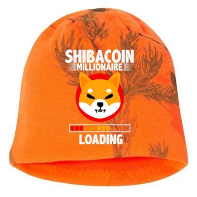 Shiba Coin Millionaire Loading Kati - Camo Knit Beanie