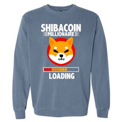 Shiba Coin Millionaire Loading Garment-Dyed Sweatshirt