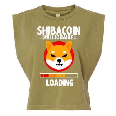 Shiba Coin Millionaire Loading Garment-Dyed Women's Muscle Tee