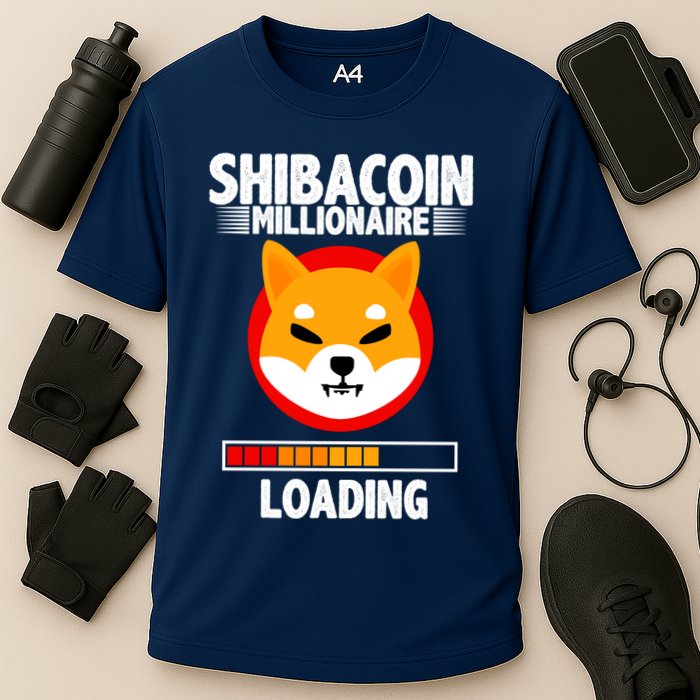 Shiba Coin Millionaire Loading Performance Shirt