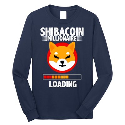 Shiba Coin Millionaire Loading Long Sleeve Shirt