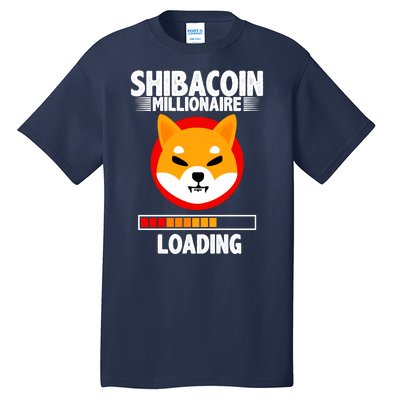 Shiba Coin Millionaire Loading Tall T-Shirt