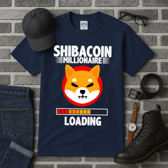 Shiba Coin Millionaire Loading Tall T-Shirt