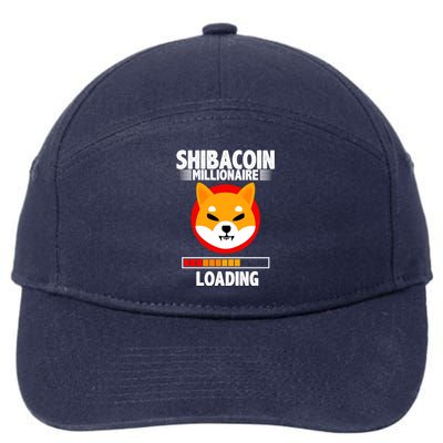 Shiba Coin Millionaire Loading 7-Panel Snapback Hat