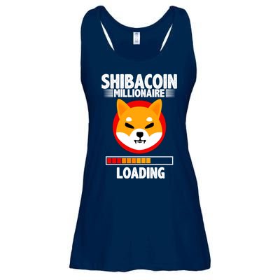 Shiba Coin Millionaire Loading Ladies Essential Flowy Tank