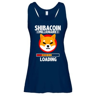 Shiba Coin Millionaire Loading Ladies Essential Flowy Tank