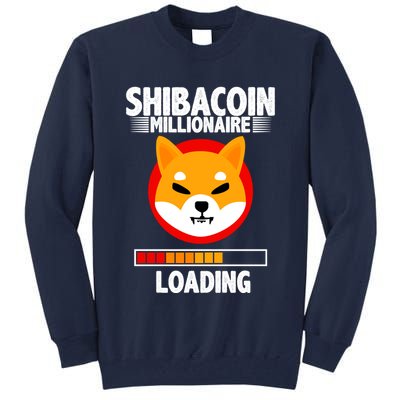 Shiba Coin Millionaire Loading Tall Sweatshirt