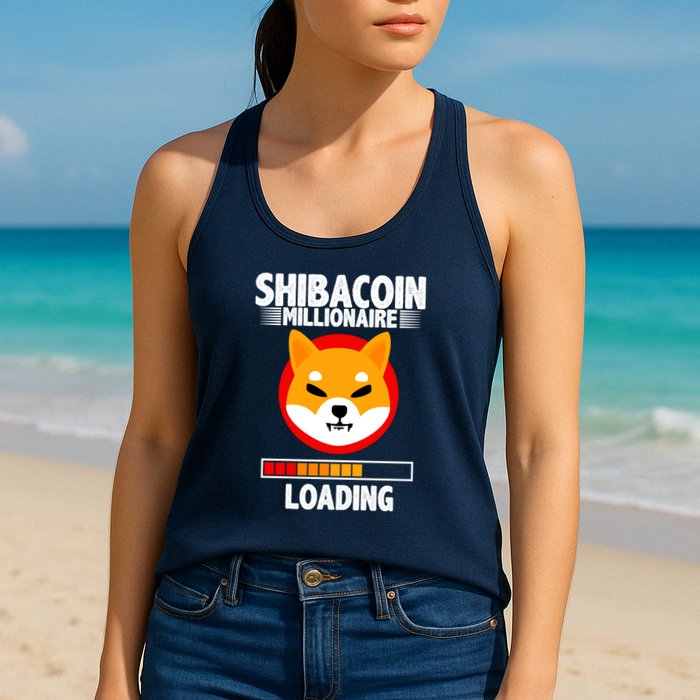 Shiba Coin Millionaire Loading Womens Tank Top
