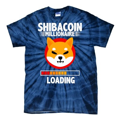 Shiba Coin Millionaire Loading Tie-Dye T-Shirt