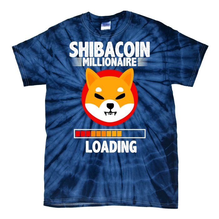 Shiba Coin Millionaire Loading Tie-Dye T-Shirt