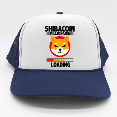 Shiba Coin Millionaire Loading Trucker Hat