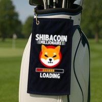 Shiba Coin Millionaire Loading Golf Towel