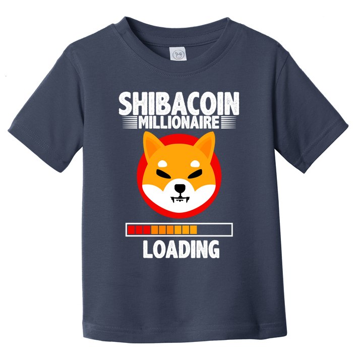 Shiba Coin Millionaire Loading Toddler T-Shirt