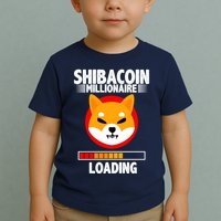 Shiba Coin Millionaire Loading Toddler T-Shirt