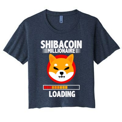 Shiba Coin Millionaire Loading Crop Top