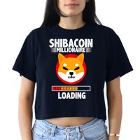 Shiba Coin Millionaire Loading Crop Top