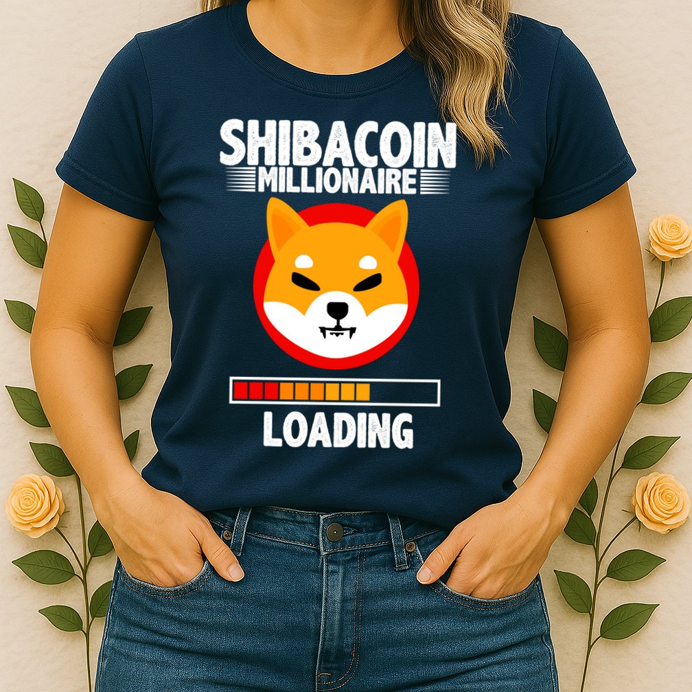 Shiba Coin Millionaire Loading Womens T-Shirt