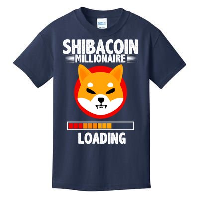 Shiba Coin Millionaire Loading Kids T-Shirt