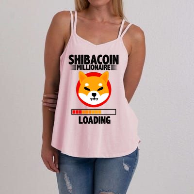 Shiba Coin Millionaire Loading Women's Strappy Tank