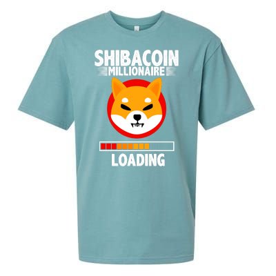 Shiba Coin Millionaire Loading Sueded Cloud Jersey T-Shirt