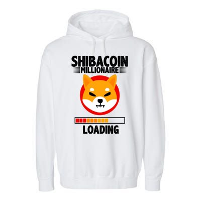 Shiba Coin Millionaire Loading Garment-Dyed Fleece Hoodie