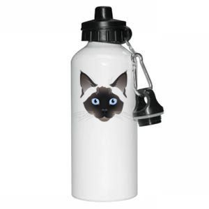 Siamese Cat Meaningful Gift Aluminum Water Bottle