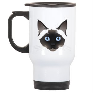 Siamese Cat Meaningful Gift Stainless Steel Travel Mug