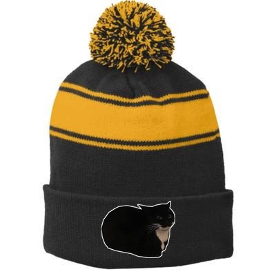Spinning Cat Meme Maxwell The Cat Meme Stripe Pom Pom Beanie