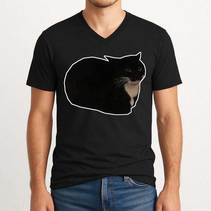 Spinning Cat Meme Maxwell The Cat Meme V-Neck T-Shirt