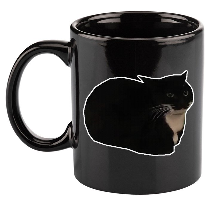 Spinning Cat Meme Maxwell The Cat Meme 11oz C Handle Ceramic Mug