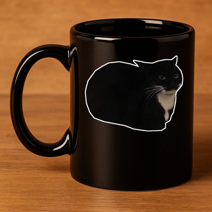 Spinning Cat Meme Maxwell The Cat Meme 11oz C Handle Ceramic Mug