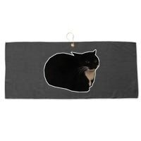 Spinning Cat Meme Maxwell The Cat Meme Large Microfiber Waffle Golf Towel