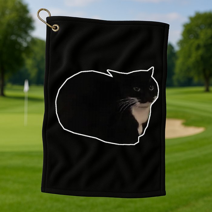 Spinning Cat Meme Maxwell The Cat Meme Golf Towel