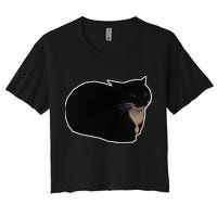 Spinning Cat Meme Maxwell The Cat Meme Crop Top