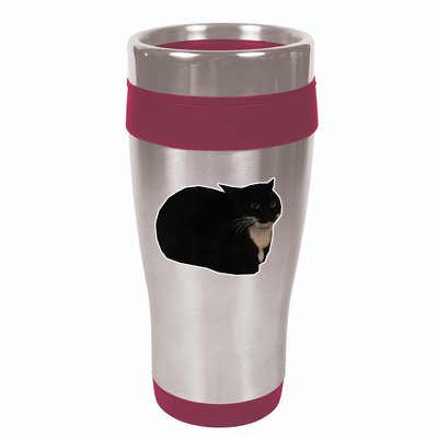Spinning Cat Meme Maxwell The Cat Meme 16oz Travel Tumbler