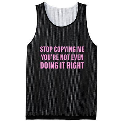 Stop Copying Me You’Re Not Even Doing It Right Apparel Mesh Reversible Basketball Jersey Tank