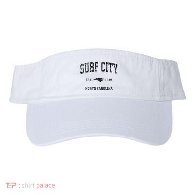Surf City North Carolina Nc Vintage Sports Design Visor