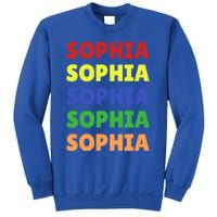 Sophia Colorful Name Stack Pride In Your Name Gift Sweatshirt