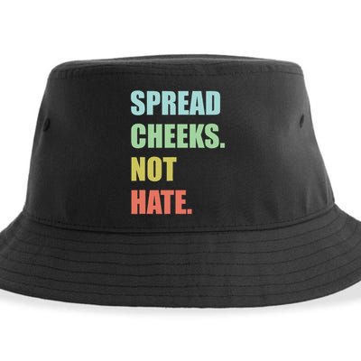 Spread Cheeks. Not Hate. Sustainable Bucket Hat