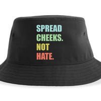 Spread Cheeks. Not Hate. Sustainable Bucket Hat