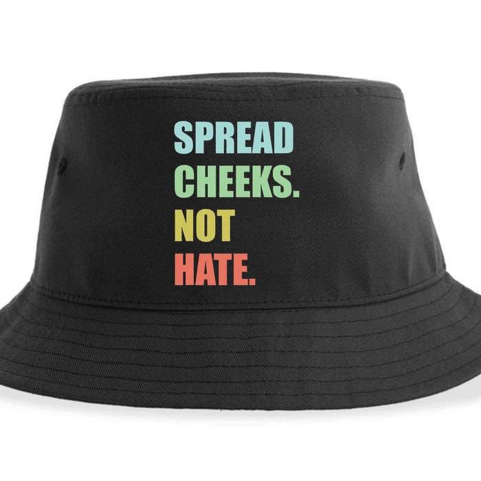 Spread Cheeks. Not Hate. Sustainable Bucket Hat