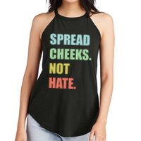 Spread Cheeks. Not Hate. Women's Perfect Tri Rocker Tank